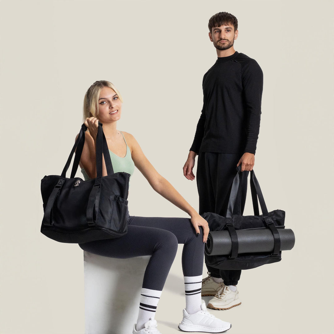 TOTEAMORE Handcrafted Tote Bag For Women - Multi-Purpose Travel, Gym, Yoga & Grocery Bag