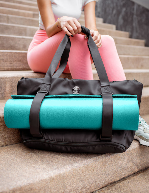 YOGA TOTE BAG | METAL LOGO – Warrior2 Yoga