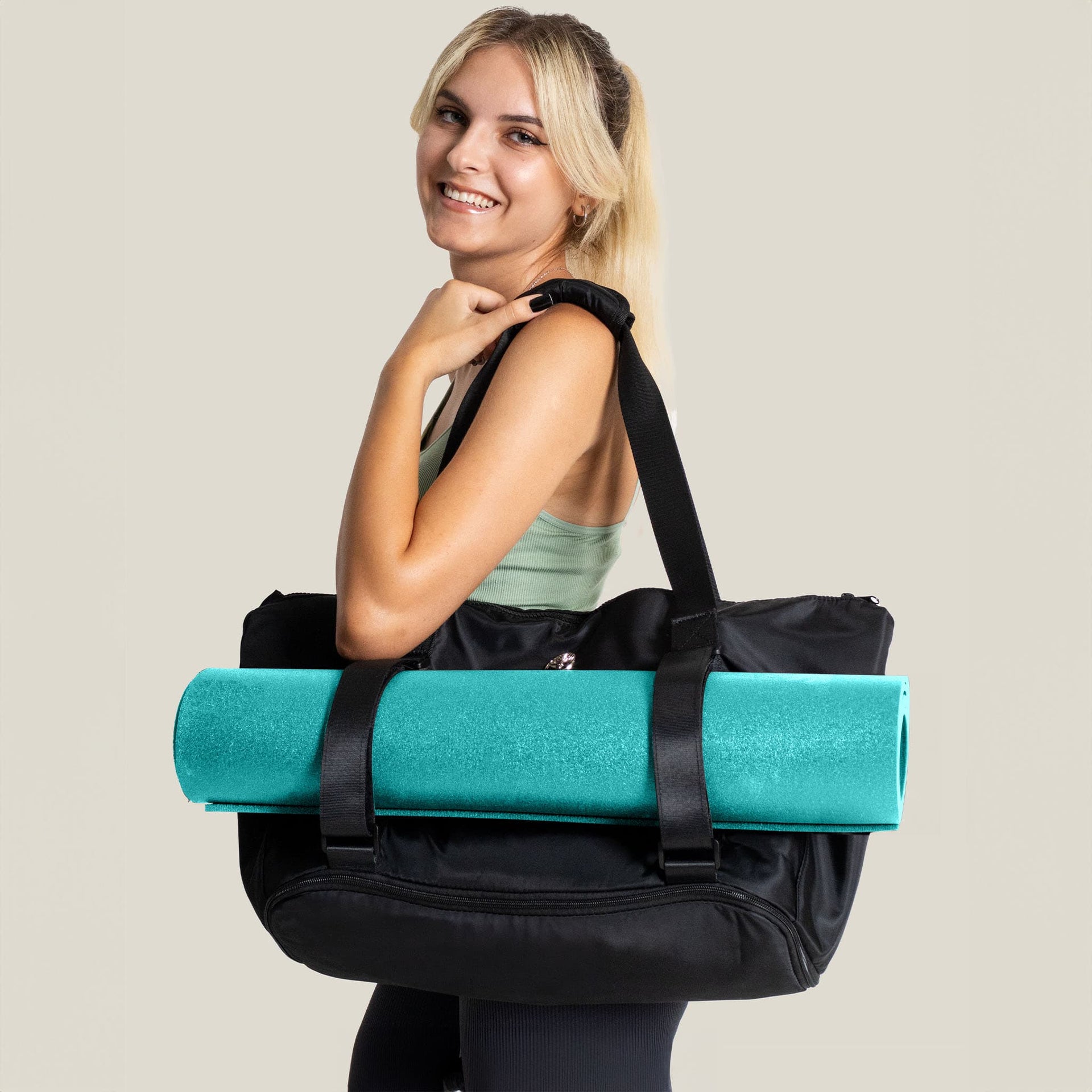 YOGA TOTE BAG METAL LOGO – Warrior2 Yoga