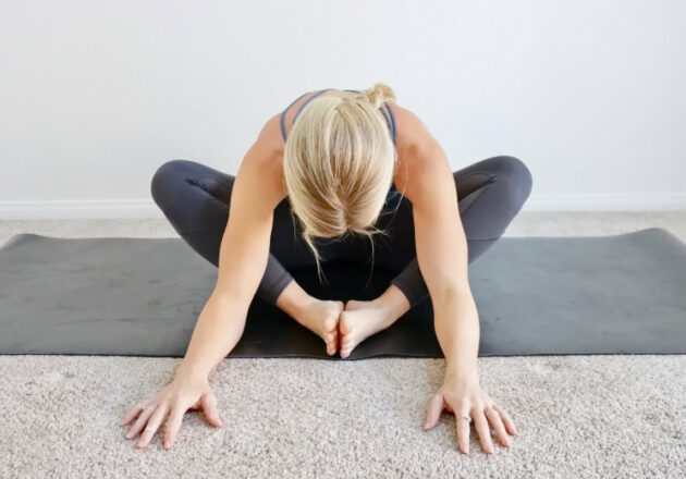 woman doing yoga pose yin yoga benefits increased circulation