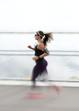 woman jogging mental clarity