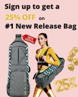 discount coupon 25% girl balloons warrior2 yoga bag