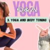 yoga Q&a girls pointing finger yoga pose