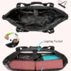 Inside warrior2 yoga work tote roomy empty and with accessories