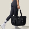 women nice body active wear carrying warrior2 tote bag fashionably